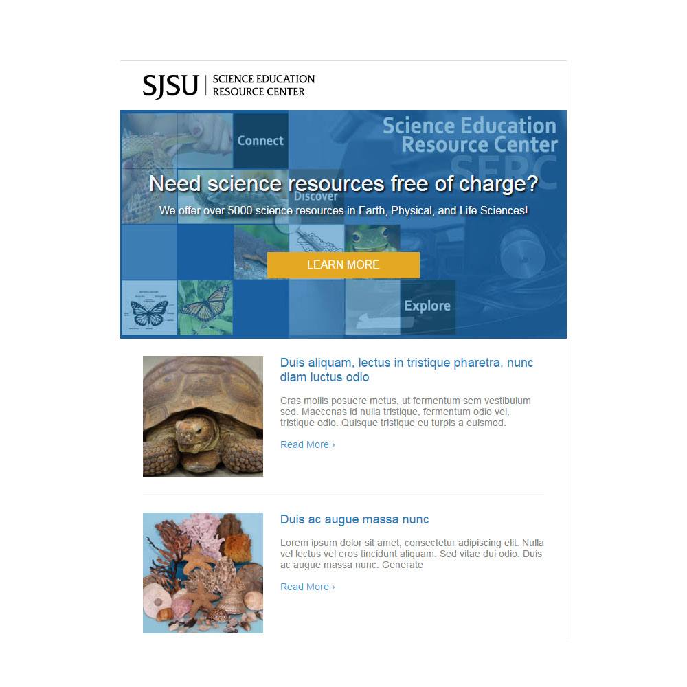 SJSU SERC Newsletter Preview